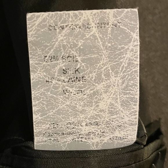 Harold Powell Vintage Blazer Green Silk Wool Blend Academia Size 40 Reg - Picture 11 of 11